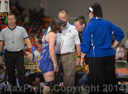 Thumbnail 2 in UIL State Girls Wrestling Championships (Finals) photogallery.