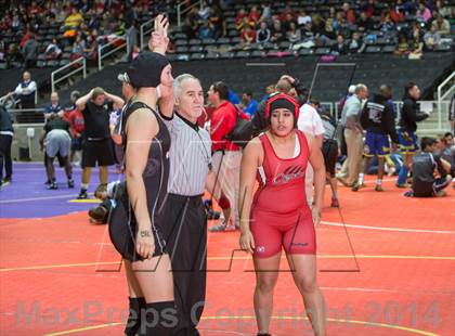 Thumbnail 2 in UIL State Girls Wrestling Championships (Finals) photogallery.