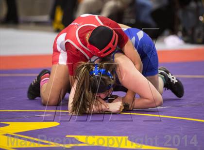 Thumbnail 2 in UIL State Girls Wrestling Championships (Finals) photogallery.