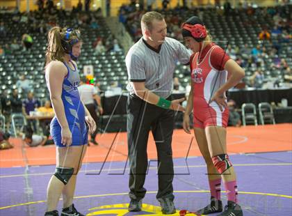 Thumbnail 2 in UIL State Girls Wrestling Championships (Finals) photogallery.