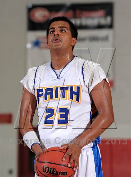 Thumbnail 3 in Stockton Christian vs. Faith Christian (CIF SJS D6 Final) photogallery.