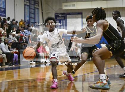 Thumbnail 3 in Zephyrhills Christian Academy vs The Villages Charter. (SunBash Tourney) photogallery.