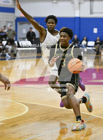 Thumbnail 2 in Zephyrhills Christian Academy vs The Villages Charter. (SunBash Tourney) photogallery.