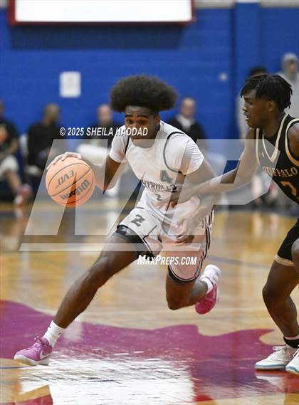 Thumbnail 2 in Zephyrhills Christian Academy vs The Villages Charter. (SunBash Tourney) photogallery.