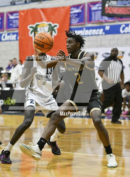 Thumbnail 2 in Zephyrhills Christian Academy vs The Villages Charter. (SunBash Tourney) photogallery.