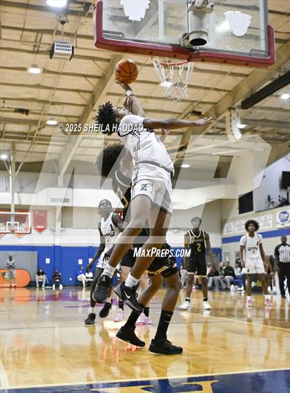 Thumbnail 1 in Zephyrhills Christian Academy vs The Villages Charter. (SunBash Tourney) photogallery.