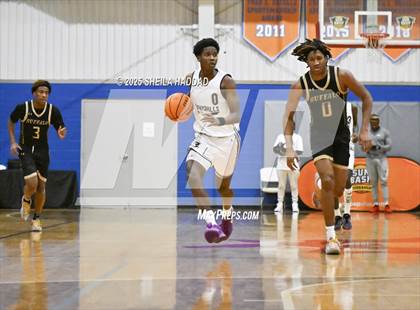 Thumbnail 1 in Zephyrhills Christian Academy vs The Villages Charter. (SunBash Tourney) photogallery.