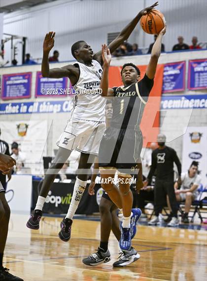Thumbnail 1 in Zephyrhills Christian Academy vs The Villages Charter. (SunBash Tourney) photogallery.
