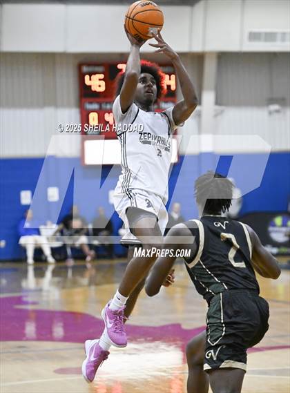 Thumbnail 3 in Zephyrhills Christian Academy vs The Villages Charter. (SunBash Tourney) photogallery.