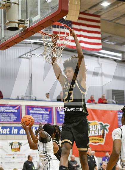 Thumbnail 2 in Zephyrhills Christian Academy vs The Villages Charter. (SunBash Tourney) photogallery.