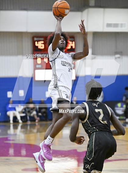 Thumbnail 1 in Zephyrhills Christian Academy vs The Villages Charter. (SunBash Tourney) photogallery.