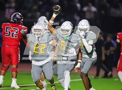 Thumbnail 3 in Leuzinger @ Crean Lutheran (CIF SS Division 2 Round 1) photogallery.
