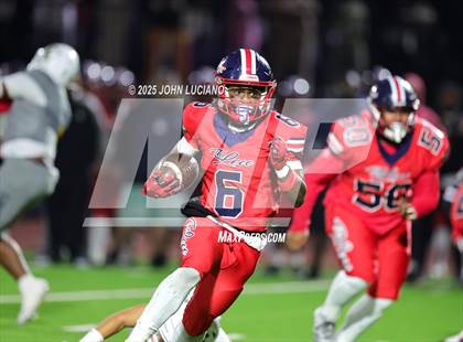 Thumbnail 2 in Leuzinger @ Crean Lutheran (CIF SS Division 2 Round 1) photogallery.