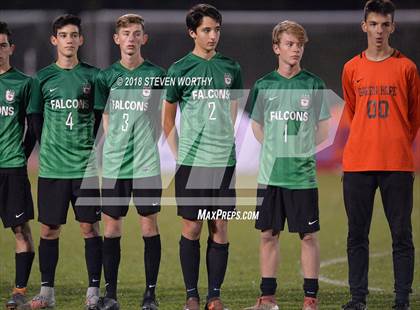 Thumbnail 2 in Green Hope vs. Myers Park (NCHSAA 4A Final) photogallery.