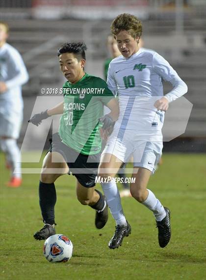 Thumbnail 2 in Green Hope vs. Myers Park (NCHSAA 4A Final) photogallery.