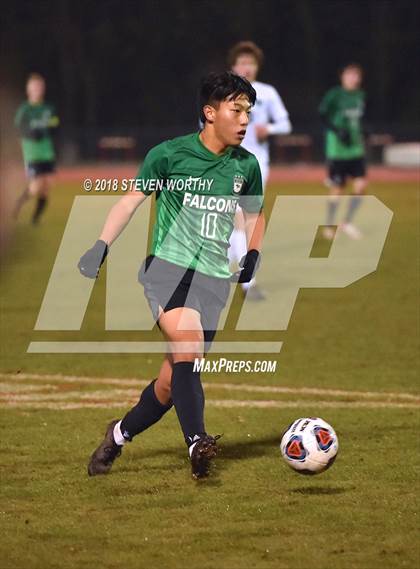 Thumbnail 2 in Green Hope vs. Myers Park (NCHSAA 4A Final) photogallery.