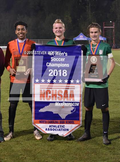 Thumbnail 3 in Green Hope vs. Myers Park (NCHSAA 4A Final) photogallery.