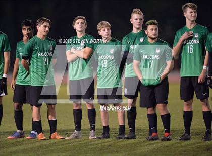 Thumbnail 2 in Green Hope vs. Myers Park (NCHSAA 4A Final) photogallery.