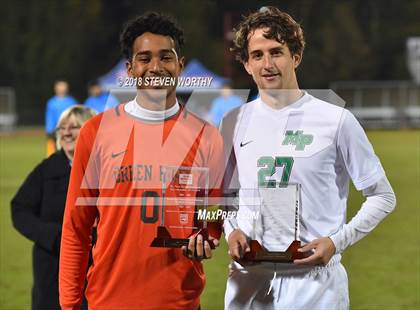 Thumbnail 2 in Green Hope vs. Myers Park (NCHSAA 4A Final) photogallery.