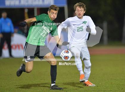 Thumbnail 1 in Green Hope vs. Myers Park (NCHSAA 4A Final) photogallery.