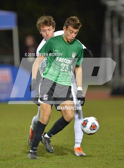 Thumbnail 3 in Green Hope vs. Myers Park (NCHSAA 4A Final) photogallery.