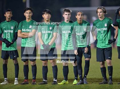Thumbnail 3 in Green Hope vs. Myers Park (NCHSAA 4A Final) photogallery.