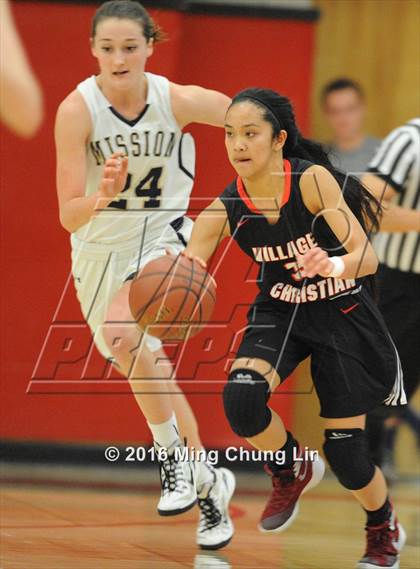 Thumbnail 2 in Mission Prep vs. Village Christian (CIF SoCal Regional D5 Final) photogallery.