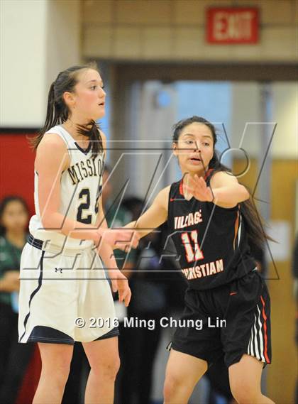 Thumbnail 2 in Mission Prep vs. Village Christian (CIF SoCal Regional D5 Final) photogallery.