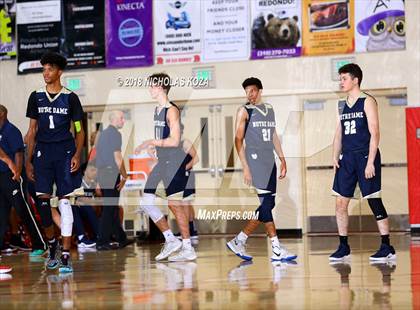 Thumbnail 2 in George Washington Prep vs. Notre Dame (SO) (Ryse Williams Pac Shores Tournament) photogallery.