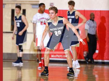 Thumbnail 1 in George Washington Prep vs. Notre Dame (SO) (Ryse Williams Pac Shores Tournament) photogallery.