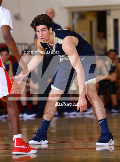 Thumbnail 1 in George Washington Prep vs. Notre Dame (SO) (Ryse Williams Pac Shores Tournament) photogallery.