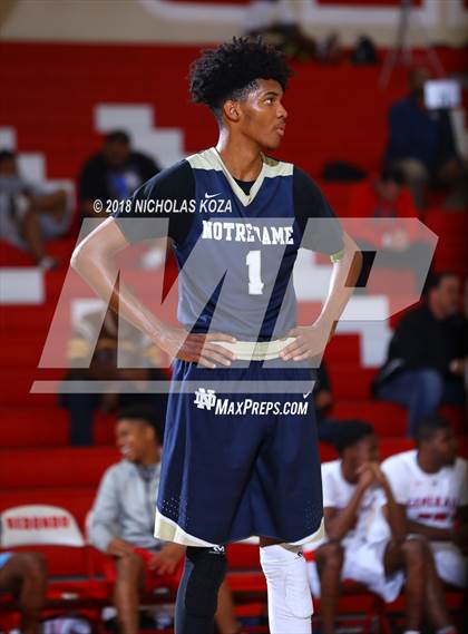 Thumbnail 3 in George Washington Prep vs. Notre Dame (SO) (Ryse Williams Pac Shores Tournament) photogallery.