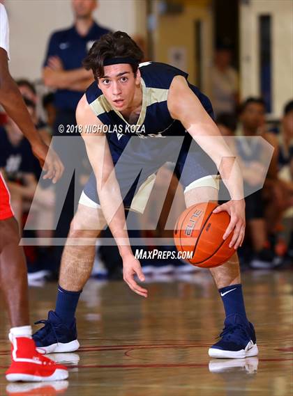 Thumbnail 2 in George Washington Prep vs. Notre Dame (SO) (Ryse Williams Pac Shores Tournament) photogallery.