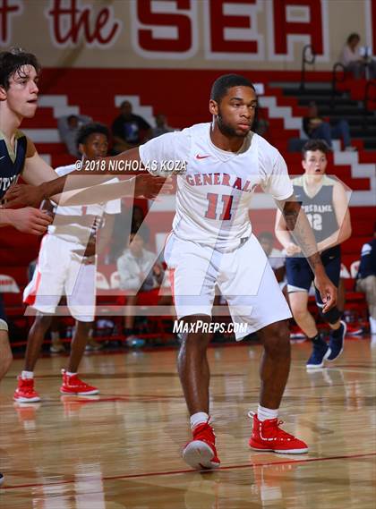 Thumbnail 1 in George Washington Prep vs. Notre Dame (SO) (Ryse Williams Pac Shores Tournament) photogallery.
