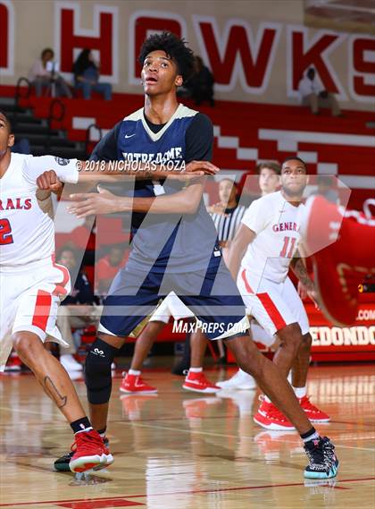 Thumbnail 2 in George Washington Prep vs. Notre Dame (SO) (Ryse Williams Pac Shores Tournament) photogallery.