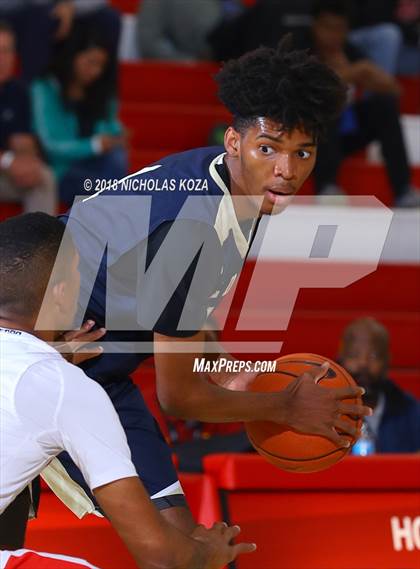 Thumbnail 3 in George Washington Prep vs. Notre Dame (SO) (Ryse Williams Pac Shores Tournament) photogallery.