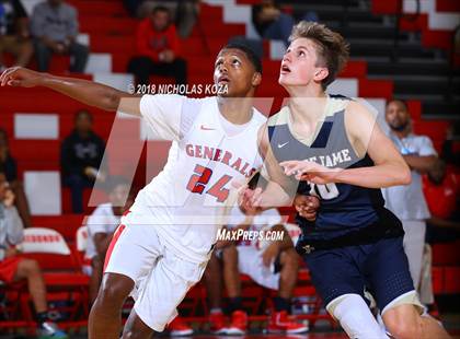 Thumbnail 1 in George Washington Prep vs. Notre Dame (SO) (Ryse Williams Pac Shores Tournament) photogallery.