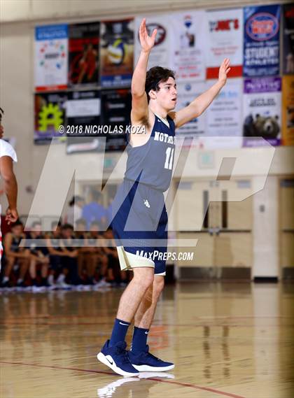 Thumbnail 2 in George Washington Prep vs. Notre Dame (SO) (Ryse Williams Pac Shores Tournament) photogallery.