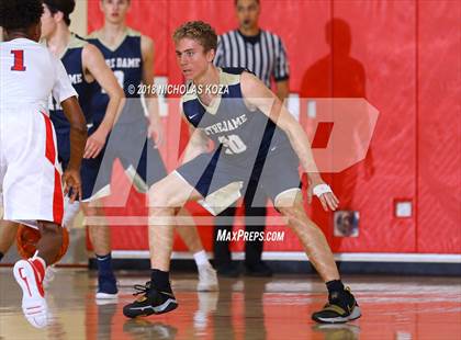 Thumbnail 2 in George Washington Prep vs. Notre Dame (SO) (Ryse Williams Pac Shores Tournament) photogallery.
