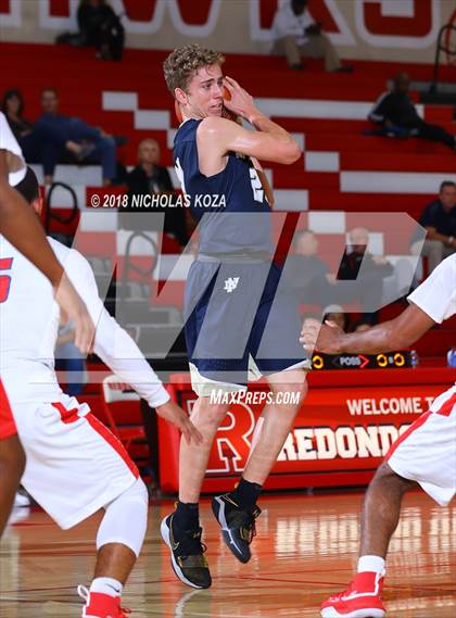Thumbnail 3 in George Washington Prep vs. Notre Dame (SO) (Ryse Williams Pac Shores Tournament) photogallery.