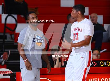 Thumbnail 1 in George Washington Prep vs. Notre Dame (SO) (Ryse Williams Pac Shores Tournament) photogallery.