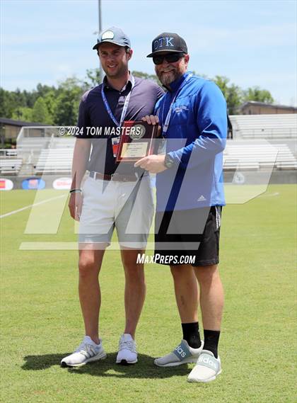 Thumbnail 1 in Christ the King @ Woods Charter (NCHSAA 1A Championship Pregame & Awards) photogallery.