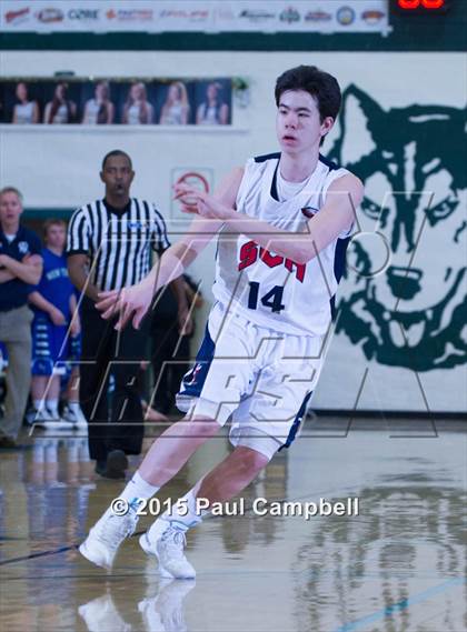 Thumbnail 2 in Scottsdale Christian Academy vs New Trier (Horizon Holiday Hoops Tournament) photogallery.