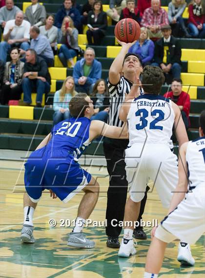 Thumbnail 3 in Scottsdale Christian Academy vs New Trier (Horizon Holiday Hoops Tournament) photogallery.