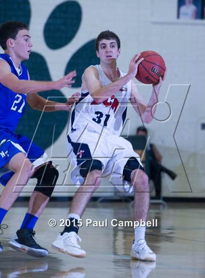 Thumbnail 1 in Scottsdale Christian Academy vs New Trier (Horizon Holiday Hoops Tournament) photogallery.