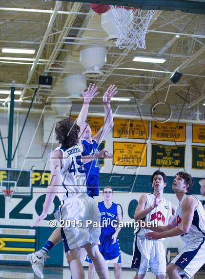 Thumbnail 3 in Scottsdale Christian Academy vs New Trier (Horizon Holiday Hoops Tournament) photogallery.