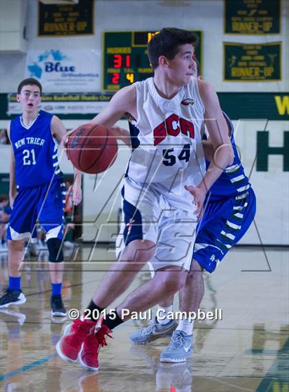 Thumbnail 2 in Scottsdale Christian Academy vs New Trier (Horizon Holiday Hoops Tournament) photogallery.