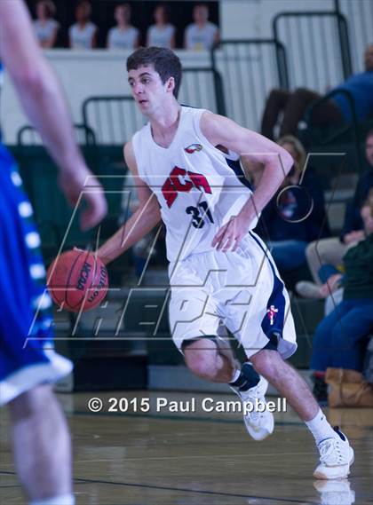 Thumbnail 3 in Scottsdale Christian Academy vs New Trier (Horizon Holiday Hoops Tournament) photogallery.