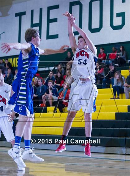 Thumbnail 1 in Scottsdale Christian Academy vs New Trier (Horizon Holiday Hoops Tournament) photogallery.