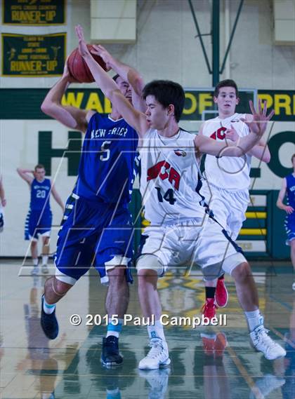 Thumbnail 1 in Scottsdale Christian Academy vs New Trier (Horizon Holiday Hoops Tournament) photogallery.